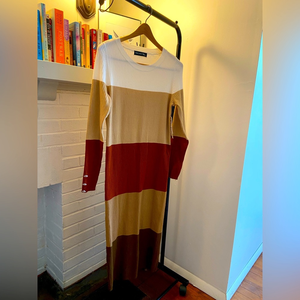 Sweet halo, Medium long sleeve dress, Fall, Autumn